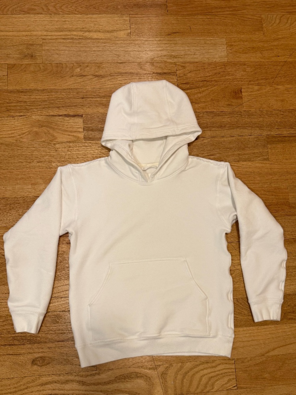 Lululemon Scuba Pullover Hoodie White Opal Size S Fleece Sweatshirt